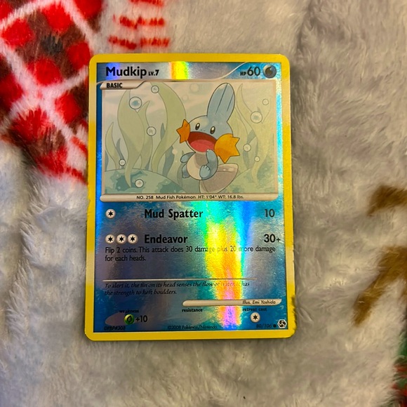 2008 Pokemon Mudkip Lv. 7 80/106 - Picture 1 of 2